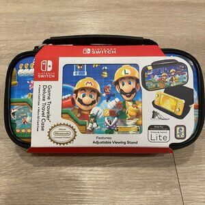 NEW Nintendo Switch Lite Super Mario Bros Game Traveler Deluxe Travel Case